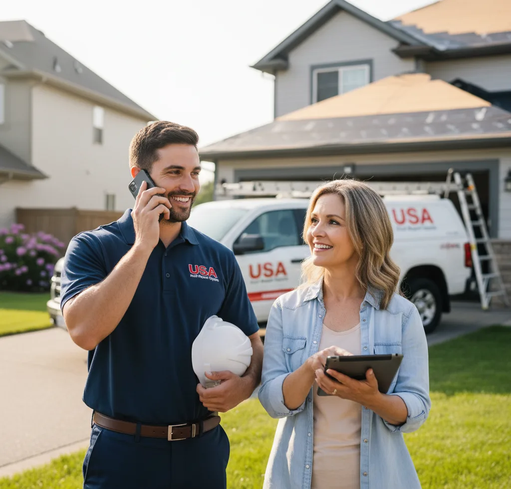 USA Roof Repair Experts customer support in Morrison